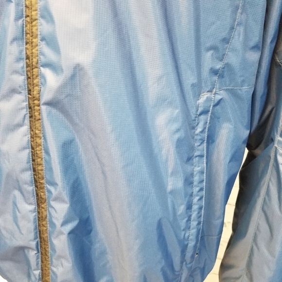 Obermeyer blue rain jacket windbreaker - Picture 10 of 13